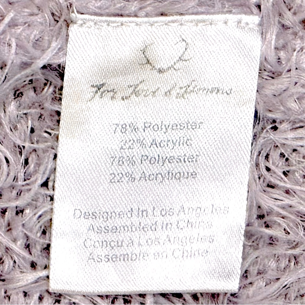 For Love and Lemons Lavender Long Fuzzy Cardigan - Picture 14 of 16